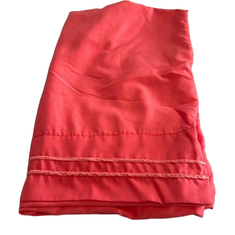 Set of two microfiber pillowcases in raspberry. EUC.